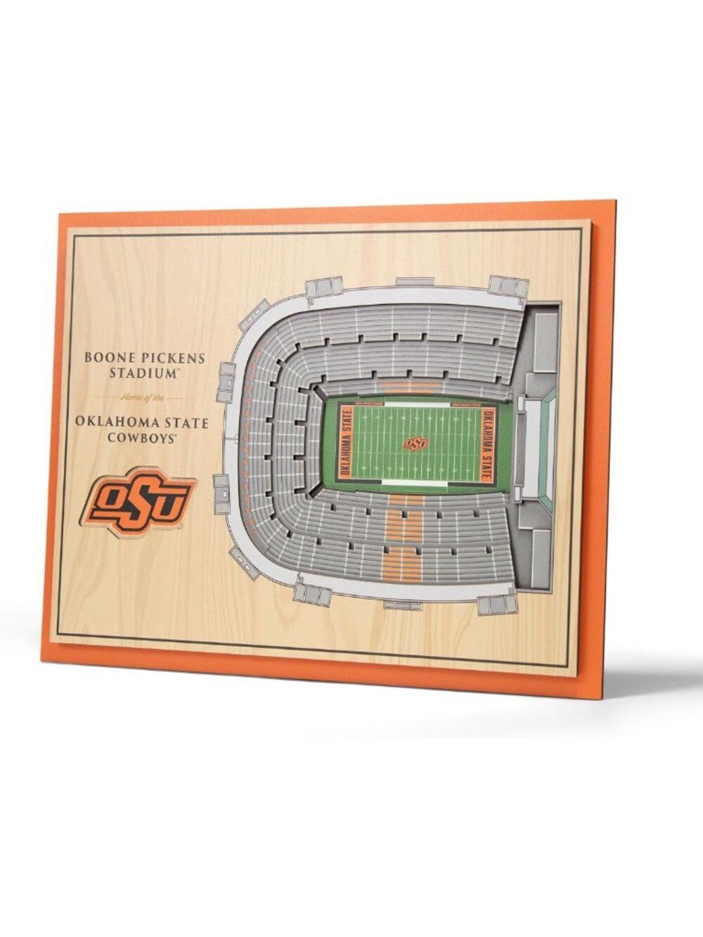 5 Layer StadiumView Wall Art - NCAA Oklahoma State Cowboys Home Decor